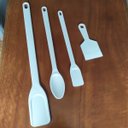 Ver imagem 5 de 3 Espátulas Restaurante Reta Industrial Estreita 49,5cm Branca Cinquetti Plástica