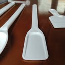Ver imagem 2 de 3 Espátulas Restaurante Reta Industrial Estreita 49,5cm Branca Cinquetti Plástica