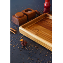 Ver imagem 3 de Gamela Divine Quadrada – Madeira de Teca 30x30x5cm