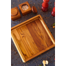 Gamela Divine Quadrada – Madeira de Teca 30x30x5cm - 2
