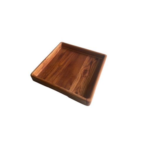 Gamela Divine Quadrada – Madeira de Teca 30x30x5cm