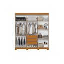 Ver imagem 2 de Guarda Roupa Vinci 6 Portas e 3 Gavetas - Cinamomo - Albatroz
