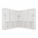 Ver imagem 3 de Closet Sevilha 6 Portas Casal Duplo 18 Gavetas Carioca Moveis