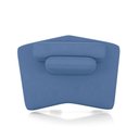 Ver imagem 5 de Sofá Ilha Sala de Estar Dakota 174cm Modulado Encosto Almofada Solta Veludo Azul G33 - Gran Belo