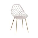 Ver imagem 1 de Kit 2 Cadeiras Cloe Base Aço Várias Cores - Rivatti