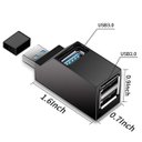 Ver imagem 4 de Hub Usb De 3 Portas 1 Usb 3.0 + 2 Usb 2.0
