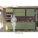 Ver imagem 5 de Armário De Cozinha 7 Peças Com Tampo Crema Com Verde