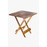Mesa de Bar Dobrável 70x70 Madeira Maciça - Mel - 1