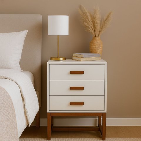 Mesa de Cabeceira Tóquio 3 Gavetas