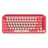 Teclado Mecânico sem Fio Logitech Pop Keys - Switch Brown - USB e Bluetooth - Rosa - 920-010712 - 1