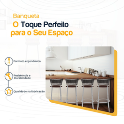 Kit 4 Banquetas Alta Vime Junco Degradê Sacada Àrea Gourmet Balcão Ilha Bancada bar piscina Cozinha - 3