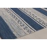 Tapete Indiano Kilim - Raipur - 1,00m X 1,40m - 100% Algodão - Azul - Niazitex - 2
