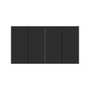 Ver imagem 4 de Armários Aéreos Escritório 120cm X 36cm 2 Portas F5 Office Cor:preto