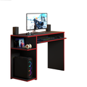 Ver imagem 3 de Mesa para Computador Gamer com Porta Teclado - Preto/Vermelho