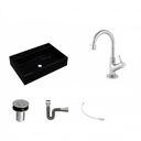 Ver imagem 2 de Kit Cuba Rt55 com Torneira 1198 Metal e Válvula Click 1 Polegada B e Sifão Cromado e Flexível Compac