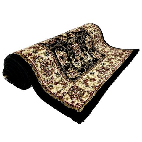 Tapete Mersin 60x200 01 Preto/bege