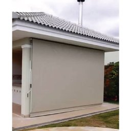 Toldo Cortina Bege - 3,20m x 3,20m - kit completo - 3
