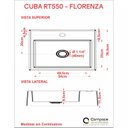 Ver mais imagens de Kit Cuba Rt55 com Torneira 1198 Metal e Válvula Click 1 Polegada G e Sifão Cromado e Flexível Compac
