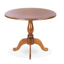 Ver imagem 1 de Mesinha Lateral Decorativa de Madeira Pés Torneados - Imbuia Glazer