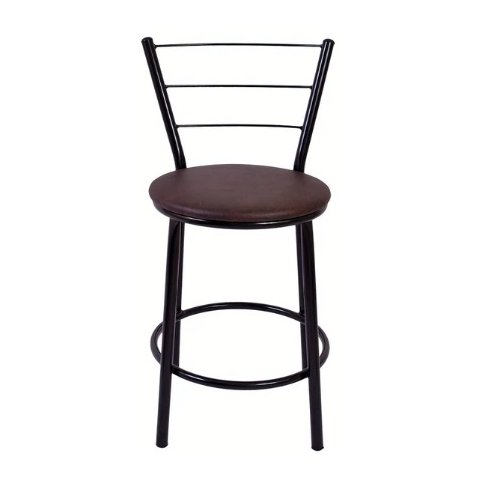 Banco Banqueta Baixa Cozinha Americana Balcao Area Gourmet:marrom