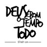 Adesivo Decorativo Parede Frase "deus É Bom o Tempo Todo" - 4