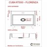 Kit Cuba Rt55 com Torneira 1198 Metal e Válvula Click 1 Polegada e Meia e Sifão Cromado e Flexível C - 8