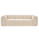 Ver imagem 2 de Sofá 3 Lugares King Size 250cm com Assento Fixo e Estrutura em Eucalipto Off White