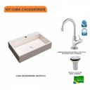 Ver imagem 3 de Kit Cuba Rt55 com Torneira 1198 Metal e Válvula 1 Polegada Compace