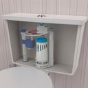 Ver imagem 2 de Mecanismo de Saída para Caixa Acoplada Universal Blukit com Duplo Acionador Frontal/lateral/superior