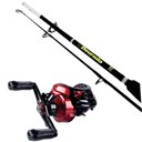 Ver imagem 1 de Vara Pesca Dourado 1,65m 30lbs + Carretilha Logan Direita