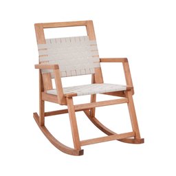 Poltrona de Balanço com Fita Trançada Garden Natural/Bege - 1