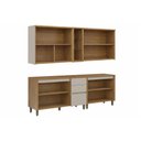 Ver imagem 4 de Cozinha Completa 4 Peças 8 Portas Allure CZ690 Gris Linea