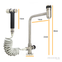 Ver imagem 2 de Torneira Cozinha Pré-lavagem Mesa Ducha Inox 304 Stone