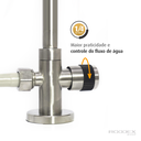 Ver imagem 4 de Torneira Cozinha Pré-lavagem Mesa Ducha Inox 304 Stone