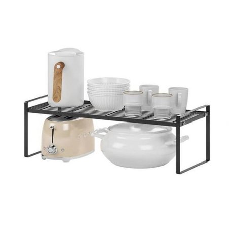 Organizador Armario Bancada Estante Multiuso Prateleira Metal Suporte Guarda Roupa Rack Cozinha Banh