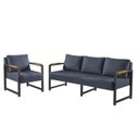 Ver imagem 1 de Conj. 01 Poltrona 1 Lugar e 01 Poltrona 3 Lugares Ipanema