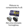 Cola Resistente Água Veda Tudo Massa Epóxi 100g Embaixo D'agua Reparos Caixa Polietileno Fibra - 5