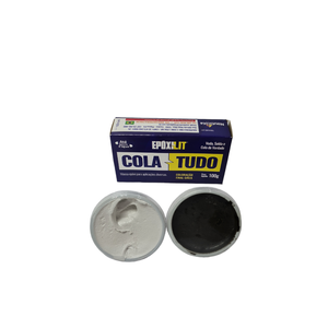 Cola Resistente Água Veda Tudo Massa Epóxi 100g Embaixo D'agua Reparos Caixa Polietileno Fibra