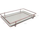 Ver imagem 3 de Bandeja Espelhada Rose Gold 26x17cm Retangular para Decoração Banheiro Lavabo Duler