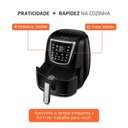 Ver mais imagens de Fritadeira sem Óleo Air Fryer Mondial Afn-40-Di 4L Painel Digital 10 Funções Antiaderente 110V