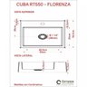 Kit Cuba Rt55 com Torneira 1198 Metal e Válvula Click 1 Polegada G Compace - 6