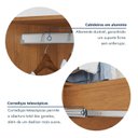 Ver imagem 6 de Guarda-Roupa Casal 100% MDF com Espelho 3 Portas de Correr 6 Gavetas Siena Bege/Cinamomo/Off White