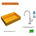 Ver imagem 3 de Kit Cuba Rt55 com Torneira 1198 Metal 1/4 Volta Compace