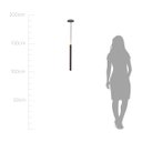 Ver imagem 5 de Pendente Tubo Cilindro Marrom 50cm + Led MR11 2700k St642