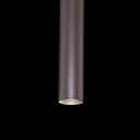 Ver imagem 4 de Pendente Tubo Cilindro Marrom 50cm + Led MR11 2700k St642