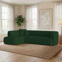 Ver imagem 3 de Sofá Modular Oslo Luxuoso Sala de Estar Decoração Luxo 265cm Suede