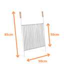 Ver imagem 2 de Grelha para Churrasco Argentina em Inox Olibox