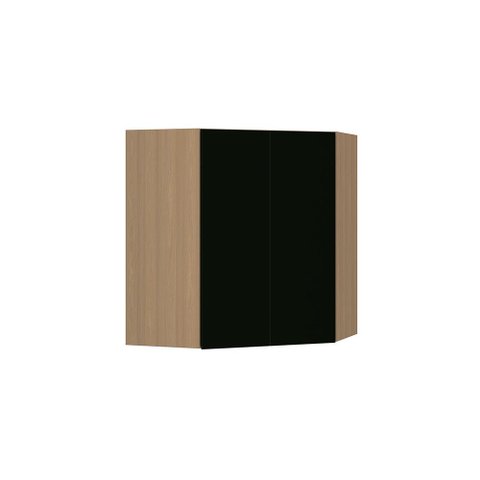 Armário Aéreo Canto Diagonal 74cm 2 Portas Slim Luciane Móveis