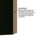 Ver imagem 3 de Armário Aéreo Canto Diagonal 74cm 2 Portas Slim Luciane Móveis