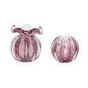 Ver imagem 2 de Vaso Trouxinha Cristal Murano Vintage Rosê Love PP